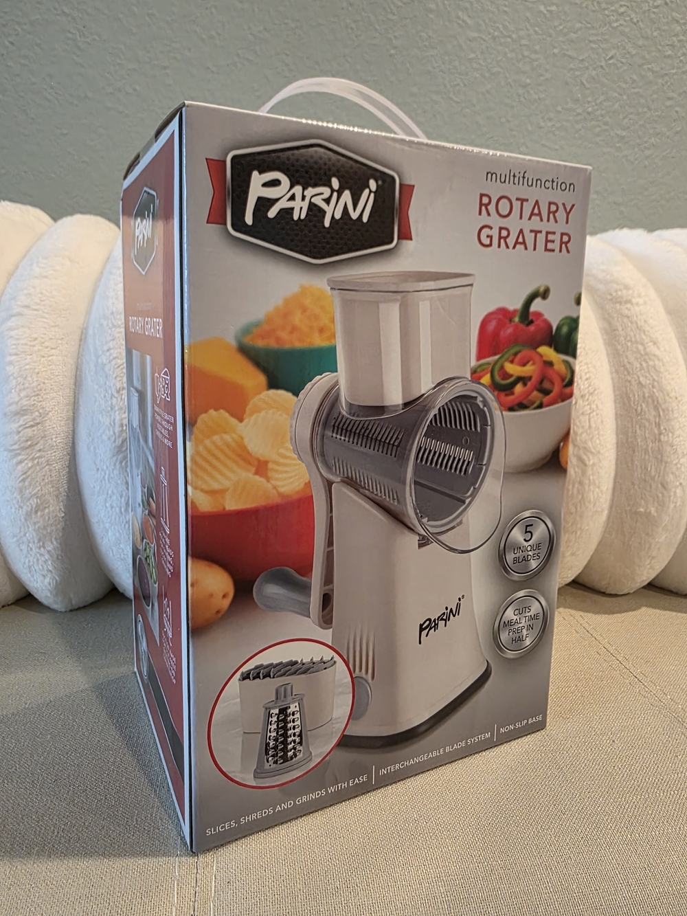 Parini Multifunction Rotary Grater - Picture 2 of 7